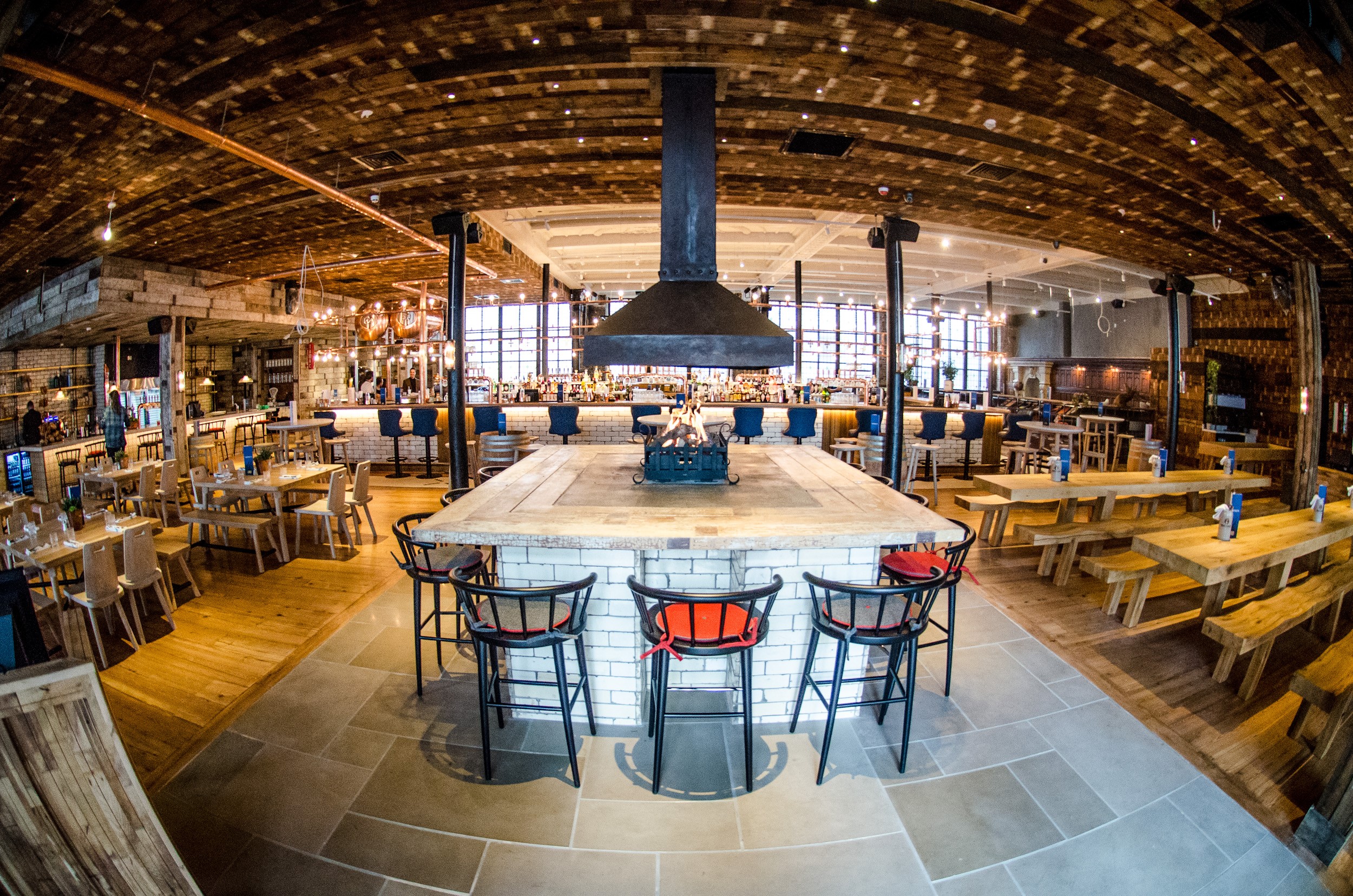 Inside Albert's Schloss, the Bavarian-inspired cook haus and bier palace in Manchester city centre.