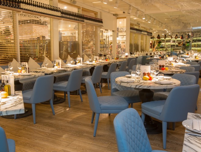 Restaurant interior at Cicchetti