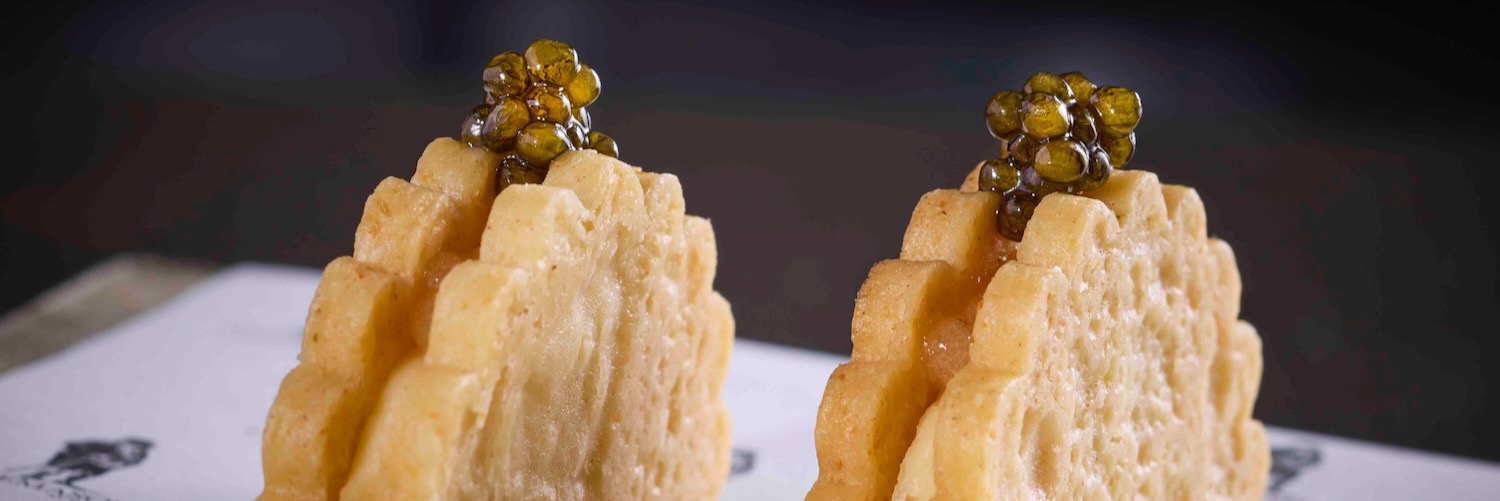 Cheese and caviar at the Freemasons at Wiswell.