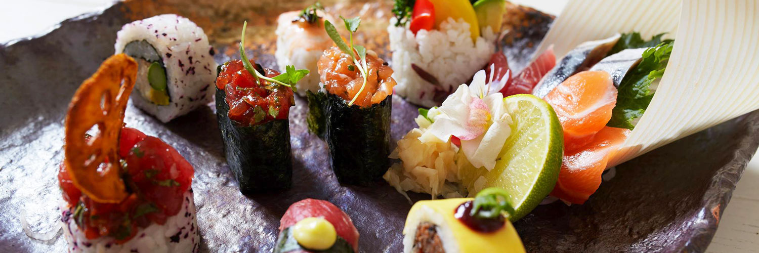 Sushi at Australasia, the Pan Asian fusion restaurant in Manchester city centre