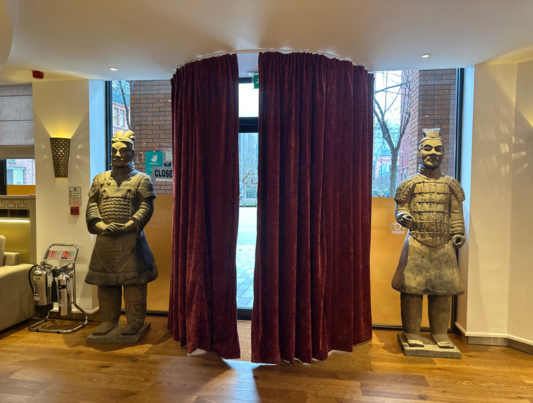 Interior, main entrance at Wing's Lincoln Square, Manchester