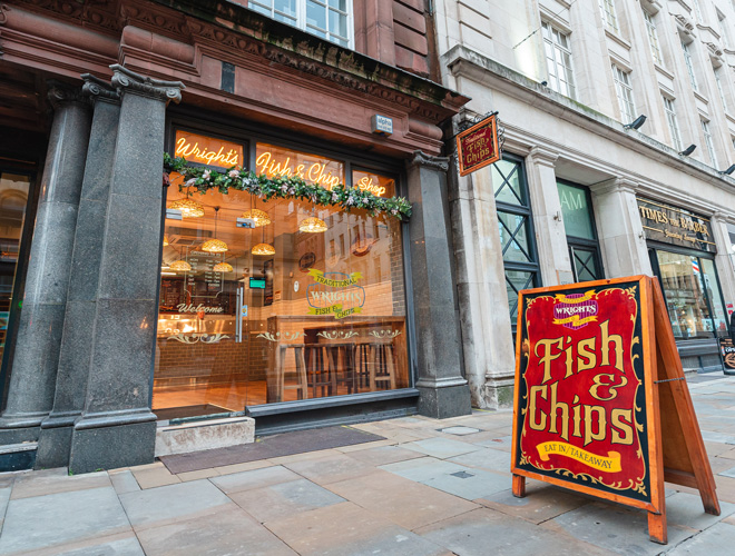 Wright's Fish and Chips Exterior