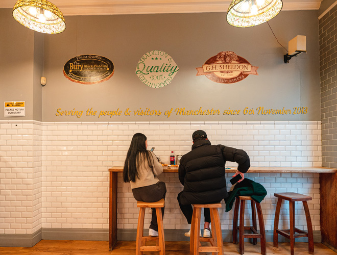 Interior at Wright's Fish and Chips