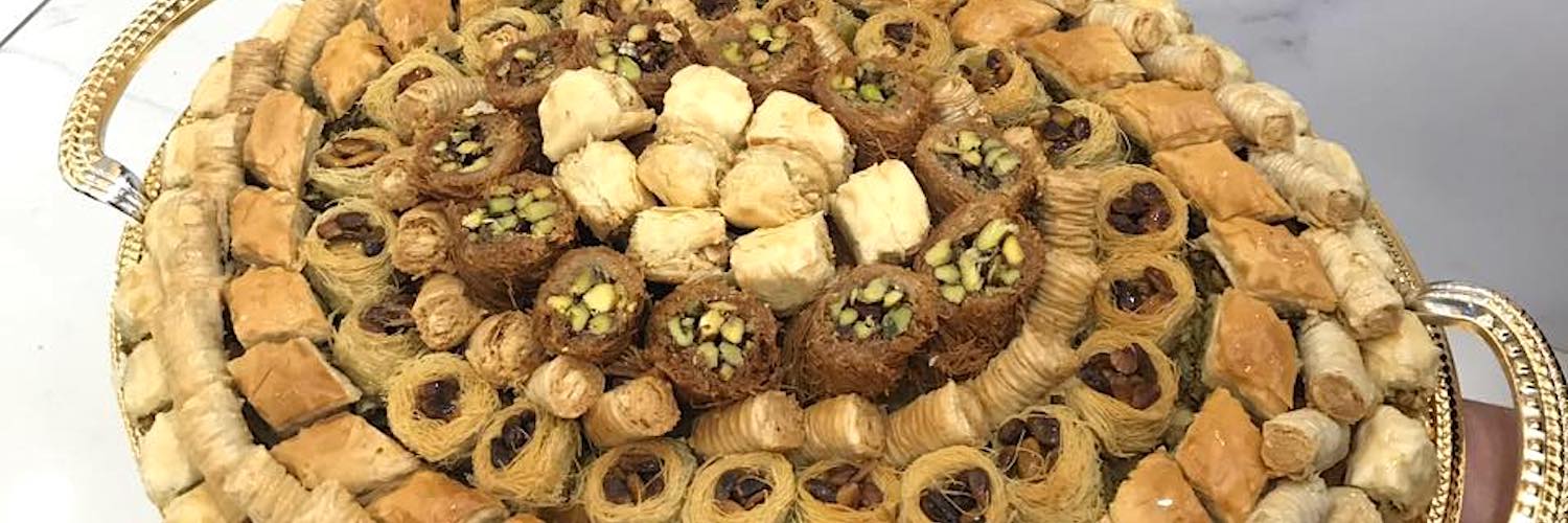 Baklava is sold in an array of shapes and sizes at Lebanese bakery and restaurant Jandol in Levenshulme.