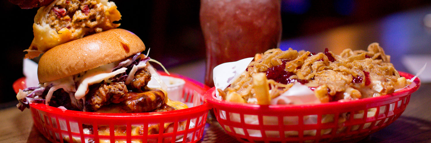 Almost Famous Manchester Chicken Burger and Loaded Fries