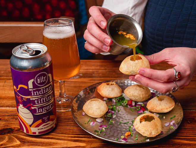 Pani Puri at Indian Tiffin Room First Street