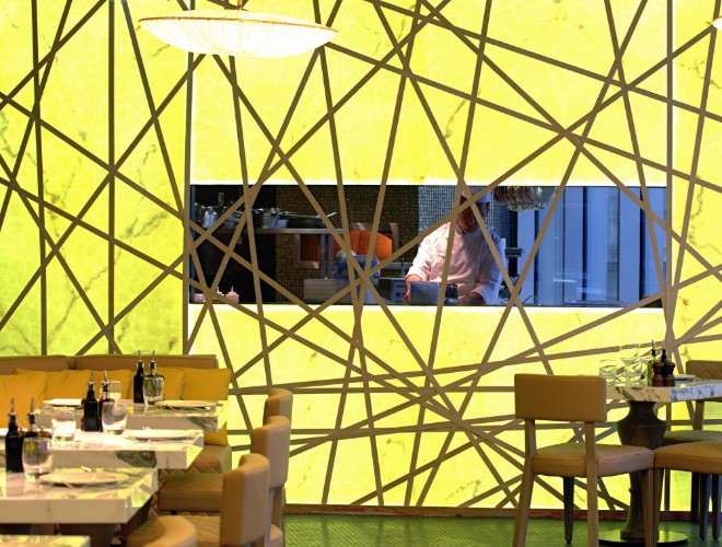 Open kitchen at Fumo