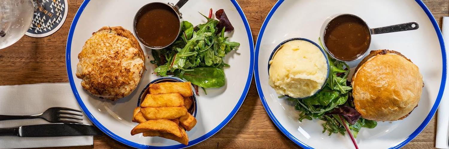 Pie and mash on the menu at The Bay Horse Tavern Manchester