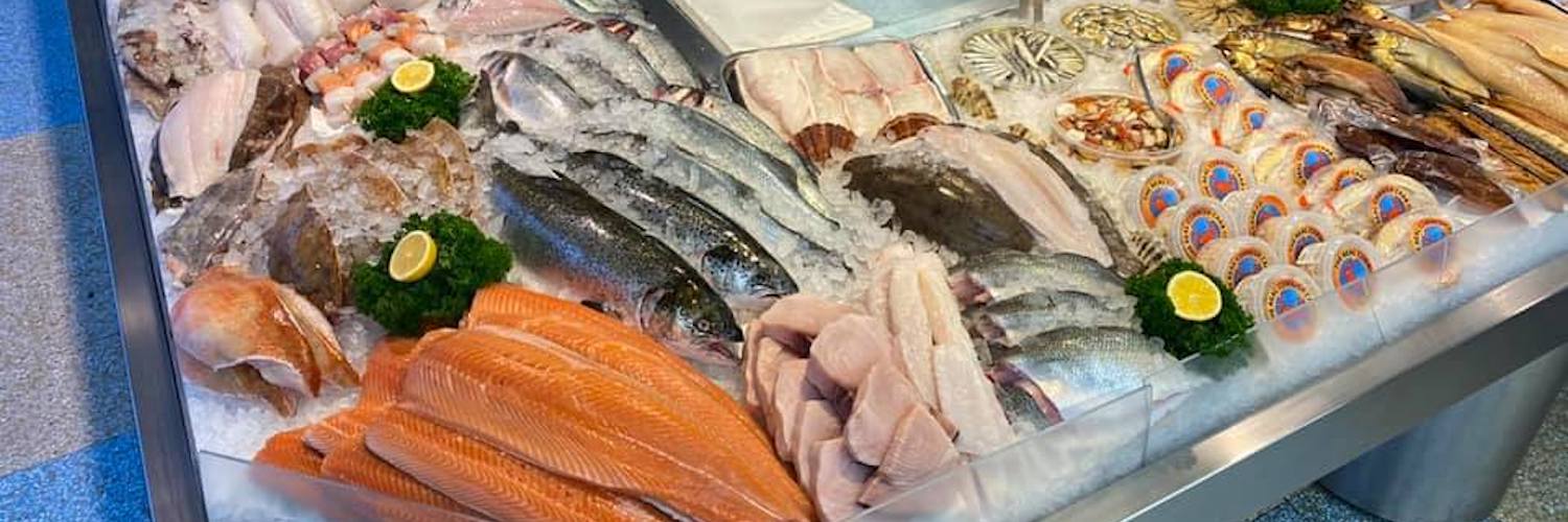 Fish Counter at The Easy Fish Co Heaton Moor