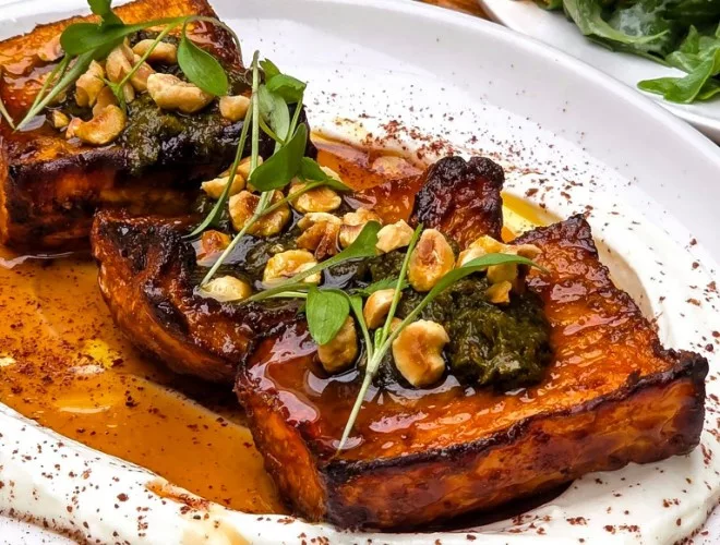 Roasted squash at The Firehouse