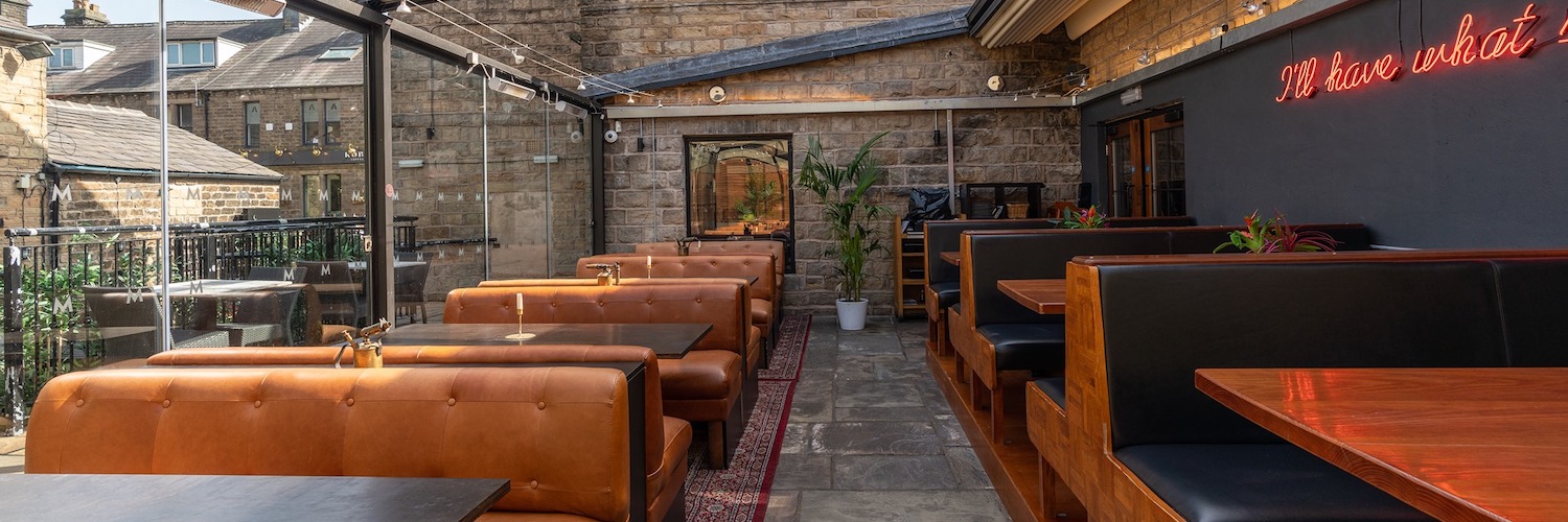 the terrace at muse bar uppermill