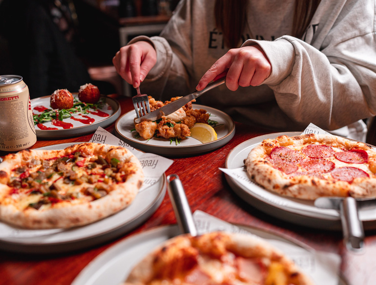 Pizzas and small plates at Frederiks, Liverpool