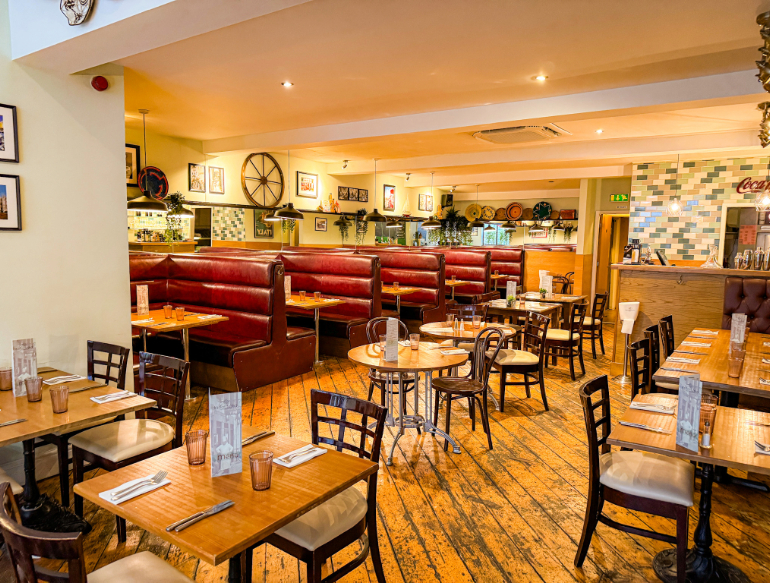 Interior at La Famiglia, Liverpool