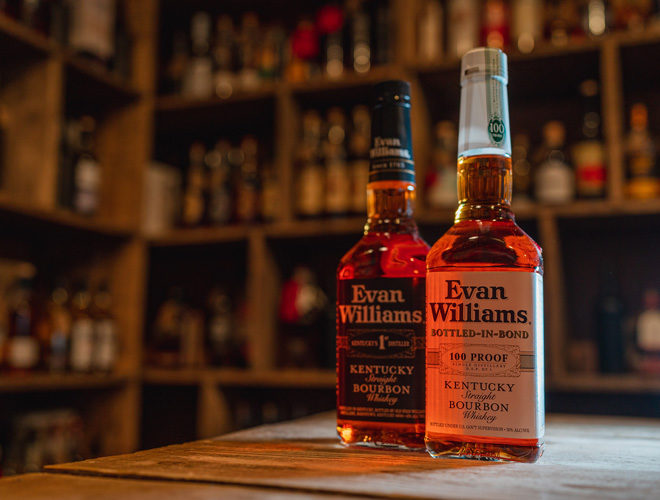 Evan Williams whisky at Tipples of Manchester