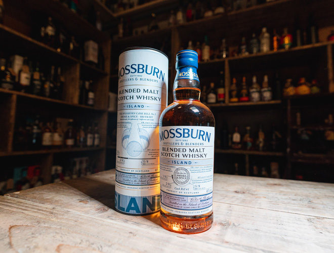 Mossburn blended whisky at Tipples of Manchester