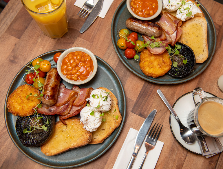 Breakfast at On The Hush, Manchester