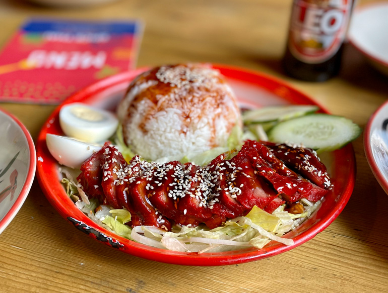 Thai street food dish at Spice Thai, Liverpool