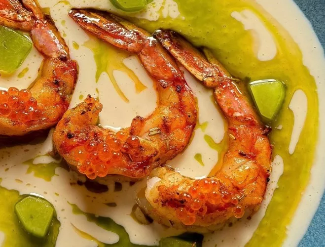 Prawns at Barnacle
