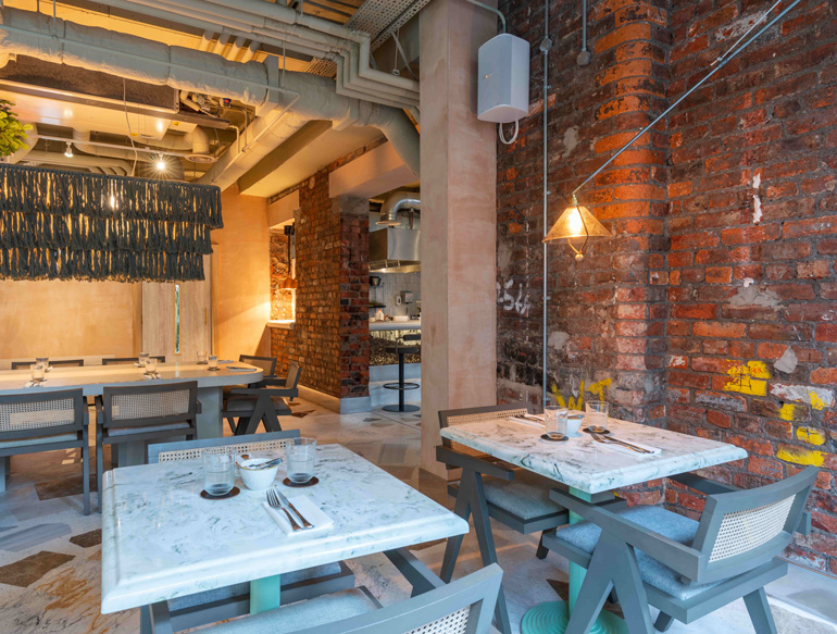 Dining at The Alan hotel, Manchester