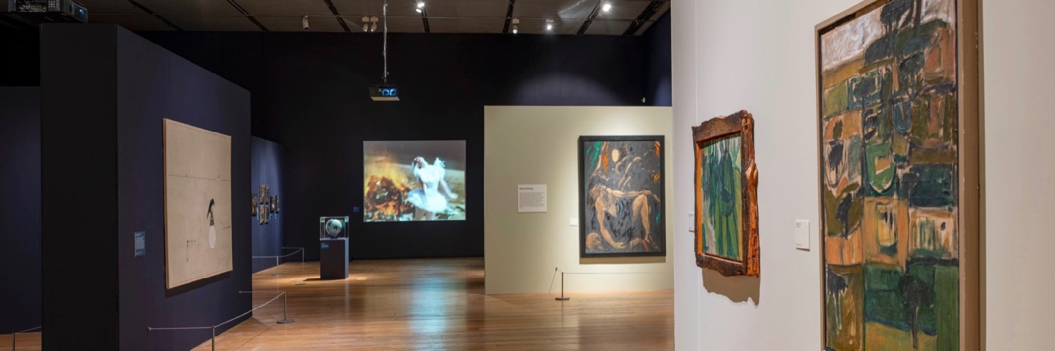 The interior of Manchester Art Gallery