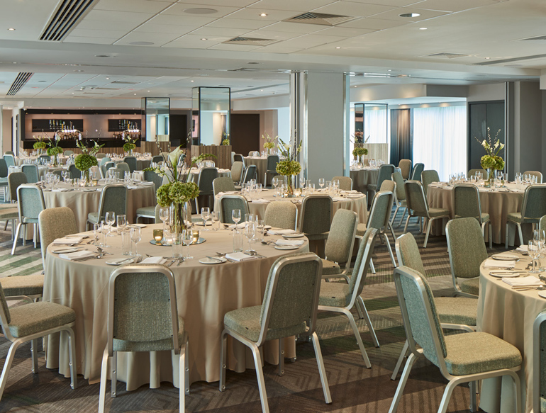 Dining at conferences and events at the Manchester Marriott Hotel Piccadilly