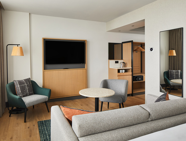 Room at the Manchester Marriott Hotel Piccadilly