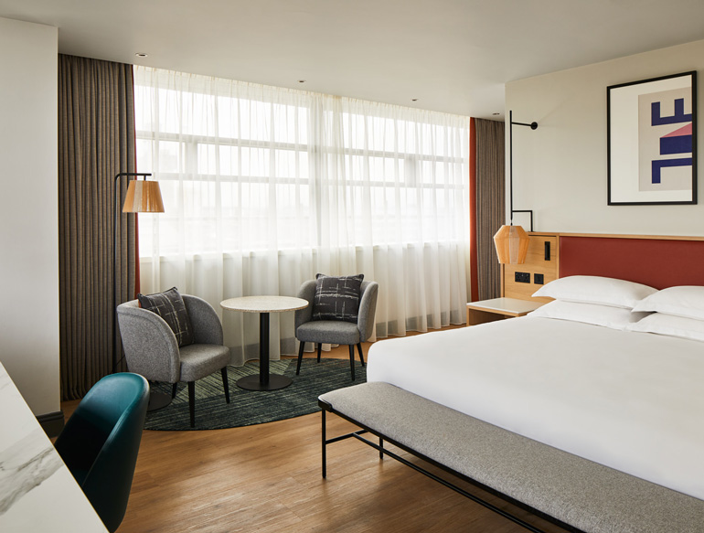 Junior Suite at the Manchester Marriott Hotel Piccadilly