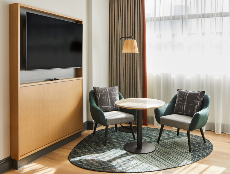 Room at the Manchester Marriott Hotel Piccadilly