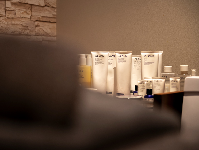 Elemis beauty products at the Manchester Marriott Hotel Piccadilly Spa