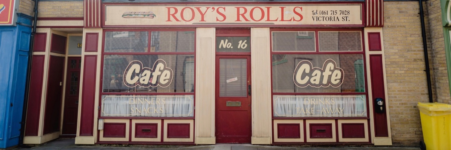 Roy's Rolls cafe at Coronation Street Tours, Manchester