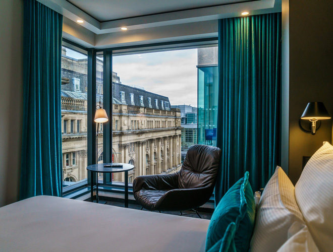 Motel One Hotel Manchester Royal Exchange Zimmer 1