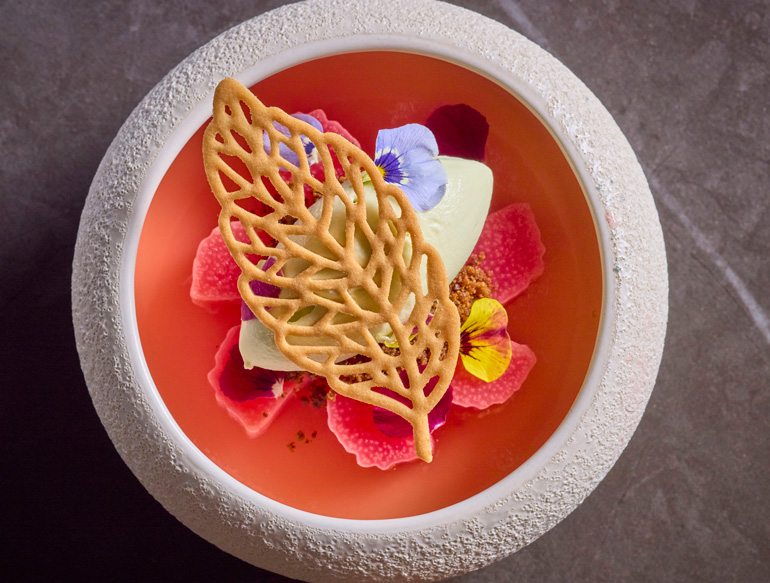 Japanese Fusion dessert at Kaji