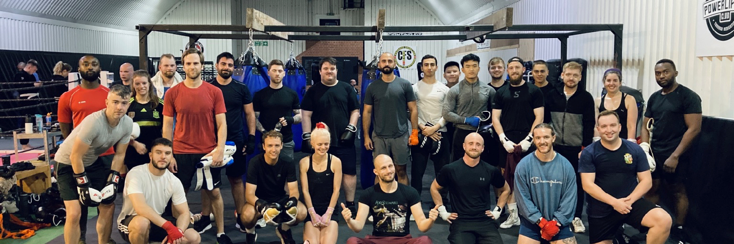 Boxing class at Fighting Fit martial arts gym in Manchester