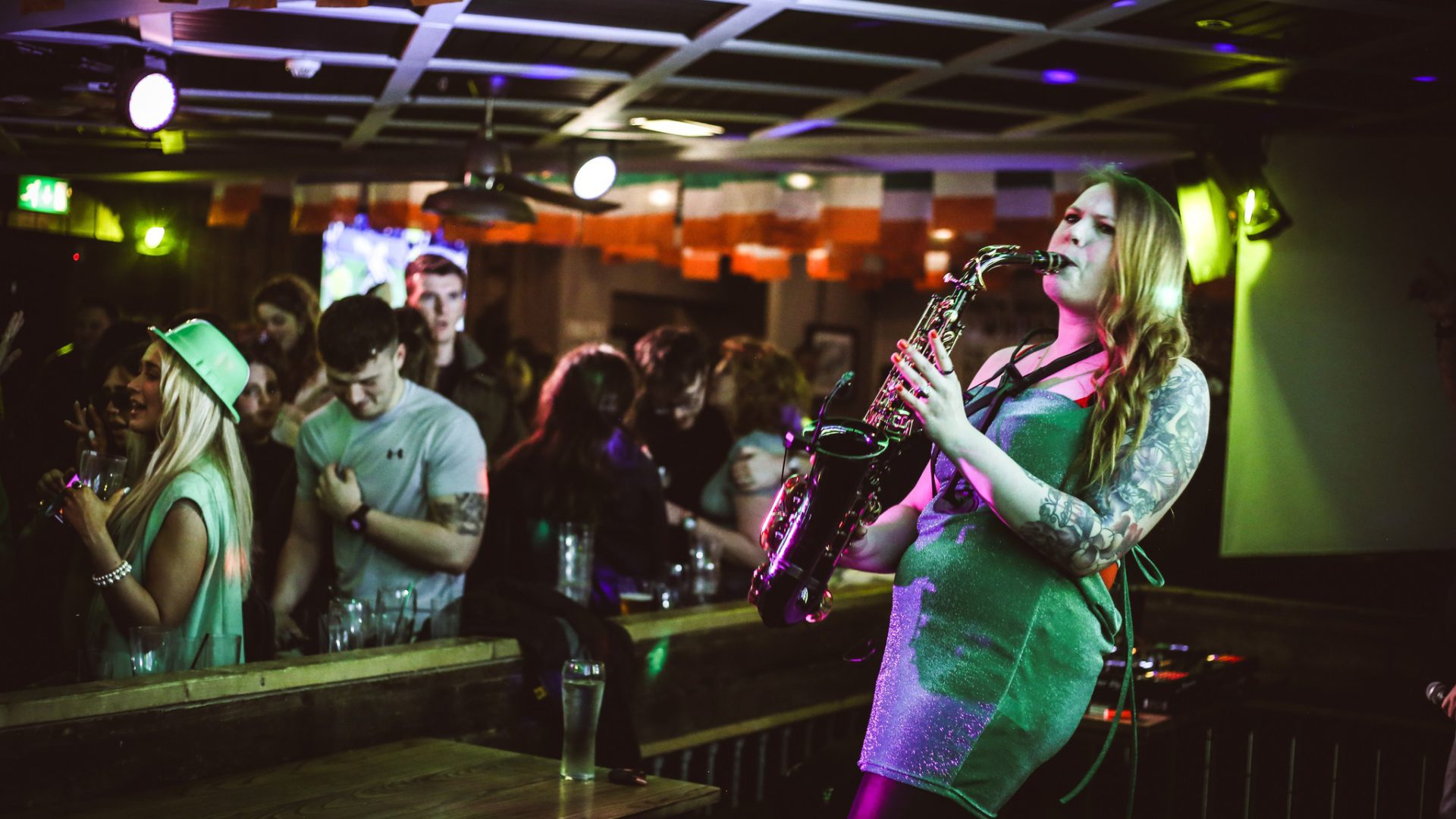 Live entertainment at O'Neill's, Manchester Printworks.