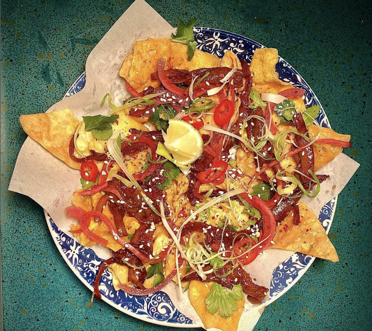 Tortilla-based dish from Banh Vi in New Century, Manchester