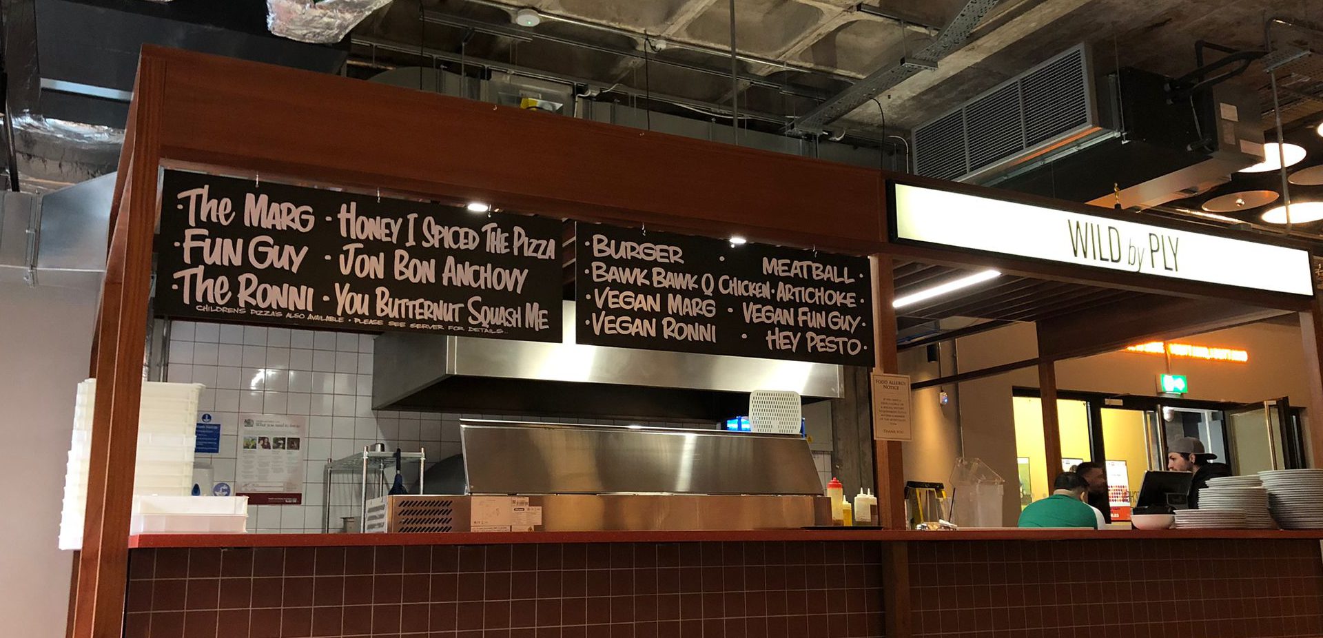 The kitchen for Wild by Ply at New Century.