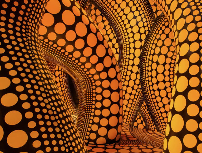 Artwork by Yayoi Kusama who is exhibiting at Manchester International Festival 2023