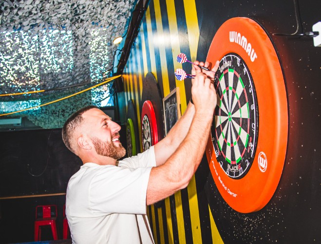 Play darts at Pong & Puck Great Northern