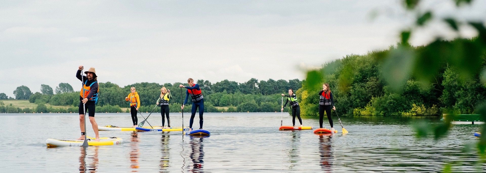 Stand-up paddleboarding (SUP) at Wild Shore Delamere