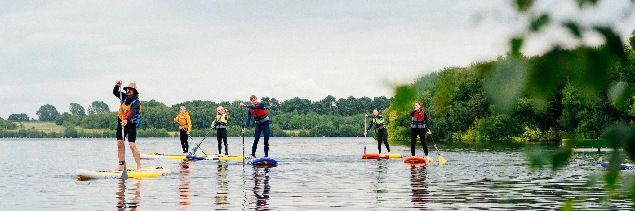 Stand-up paddleboarding (SUP) at Wild Shore Delamere