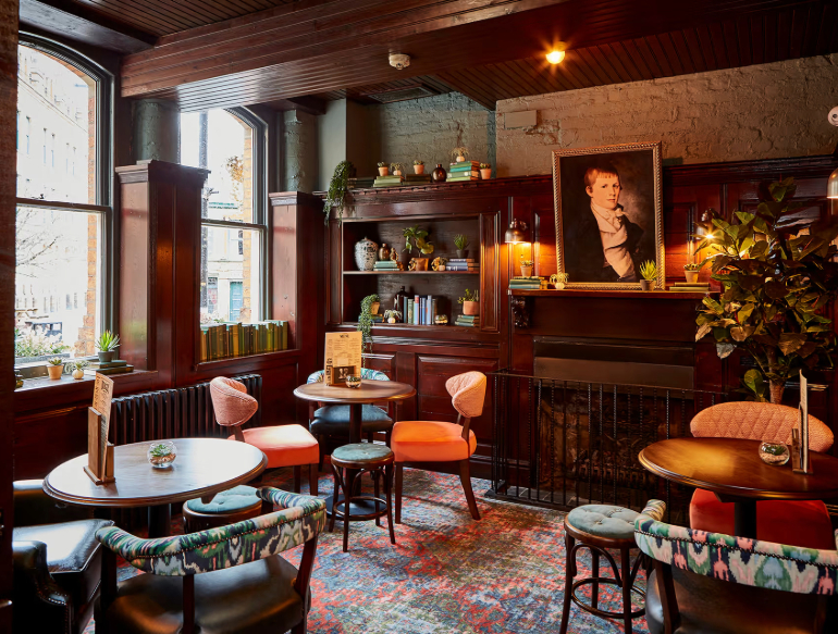 Interior at Rain Bar, Manchester