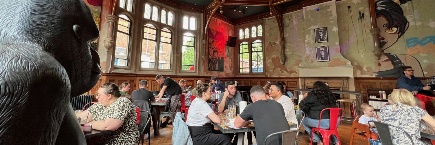 The interior of Almost Famous Withington