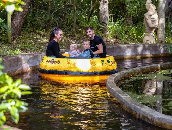 A gentle water ride at Gulliver's World