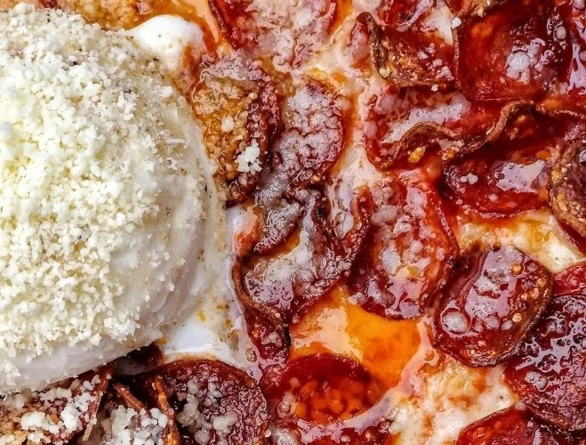 Pepperoni pizza at Diecast