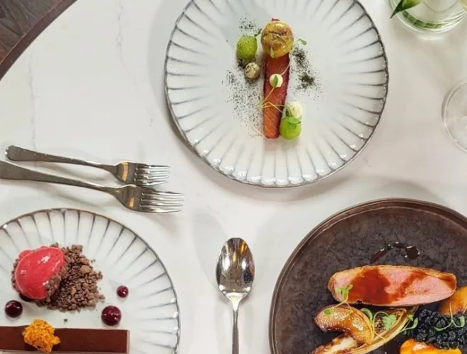 A selection of dishes at Seaforth in the Municipal Hotel
