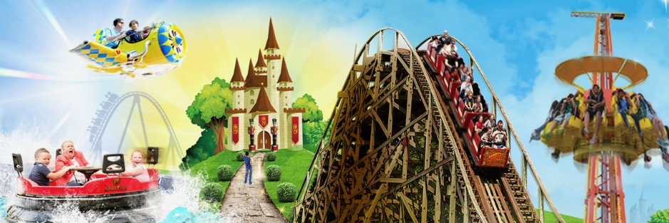 Rides and attractions at Gulliver's World, a theme park near Warrington