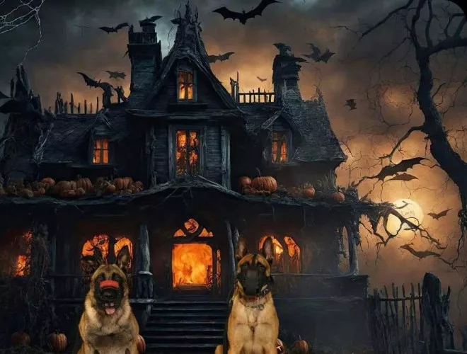 Haunted house at Spooky World