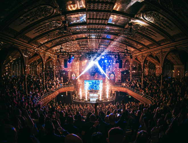 Albert Hall, a music venue in Manchester.