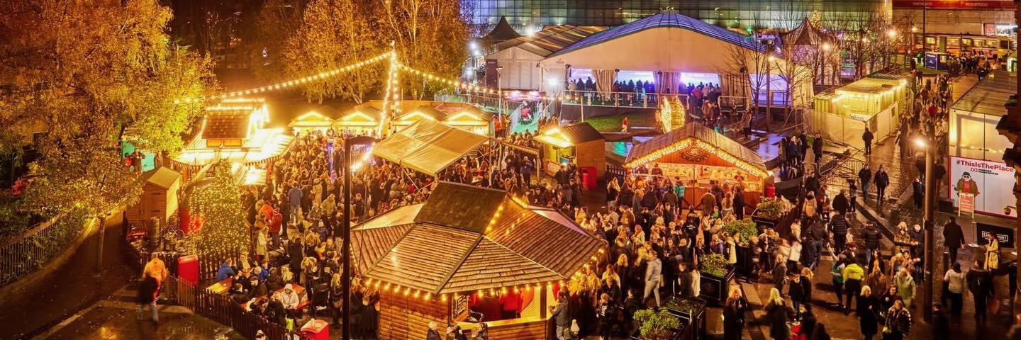 The Manchester Christmas Markets at Exchange Square.