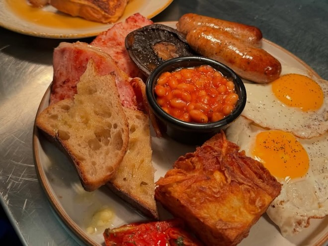 Breakfast at Jackalope in Sale, Greater Manchester.